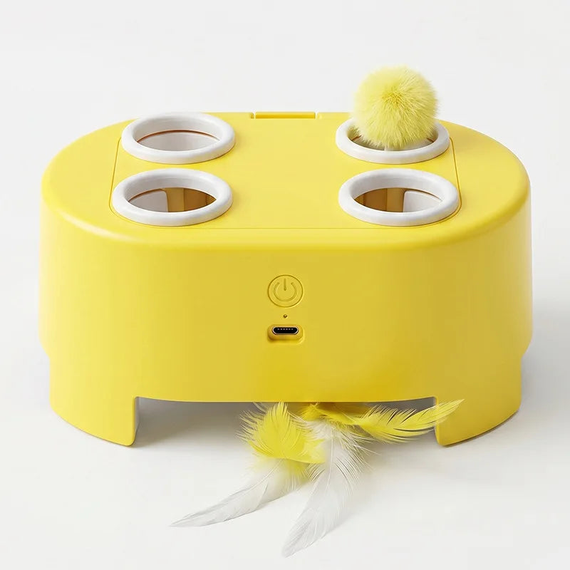 Electric Whack-a-Mole Cat Toy