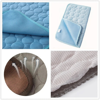 Dog Cooling Mat Summer Pet  Bed Extra Large