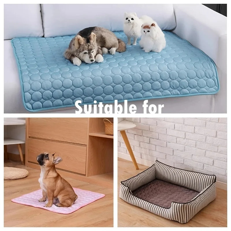 Dog Cooling Mat Summer Pet  Bed Extra Large