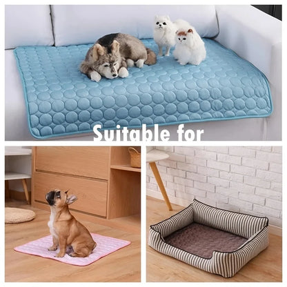 Dog Cooling Mat Summer Pet  Bed Extra Large
