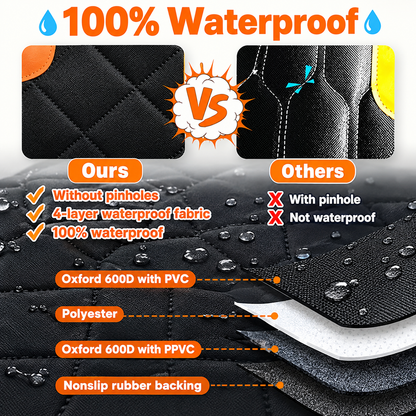 Universal Pet Seat Cover for Car Rear Seat