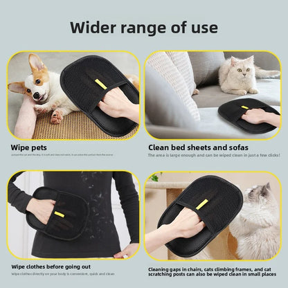 Pet Hair Remover Grooming Gloves
