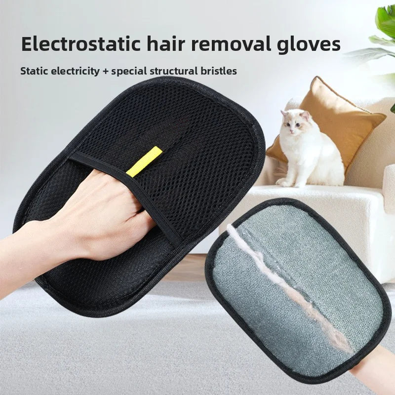 Pet Hair Remover Grooming Gloves