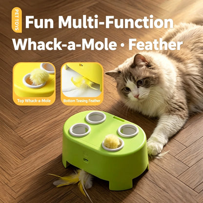 Electric Whack-a-Mole Cat Toy
