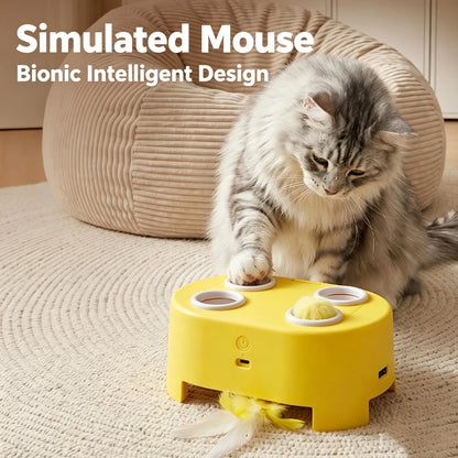 Electric Whack-a-Mole Cat Toy
