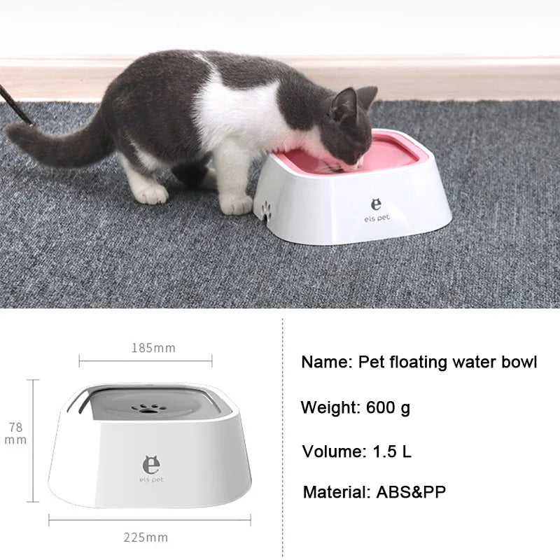 Floating Water Bowl for Dogs & Cats
