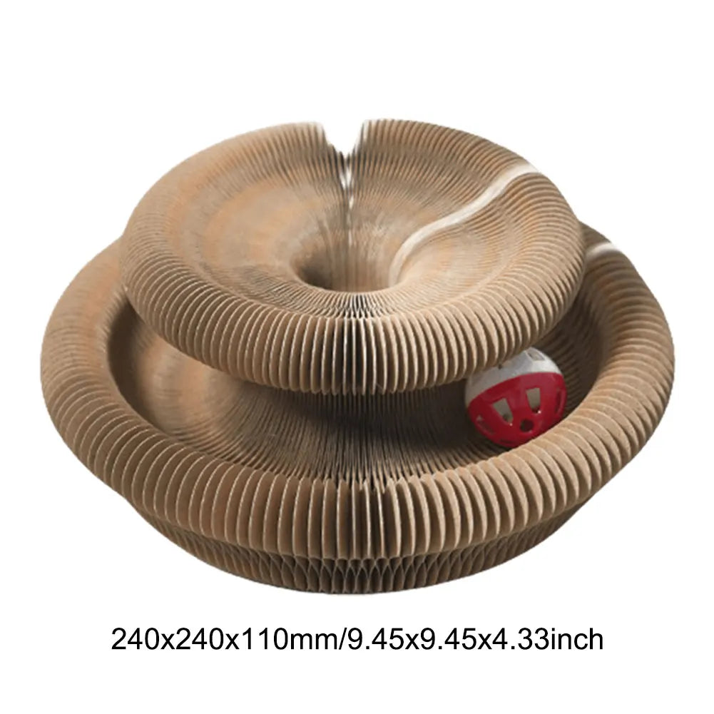 Scratching Board Interactive Kitty Curl Toy