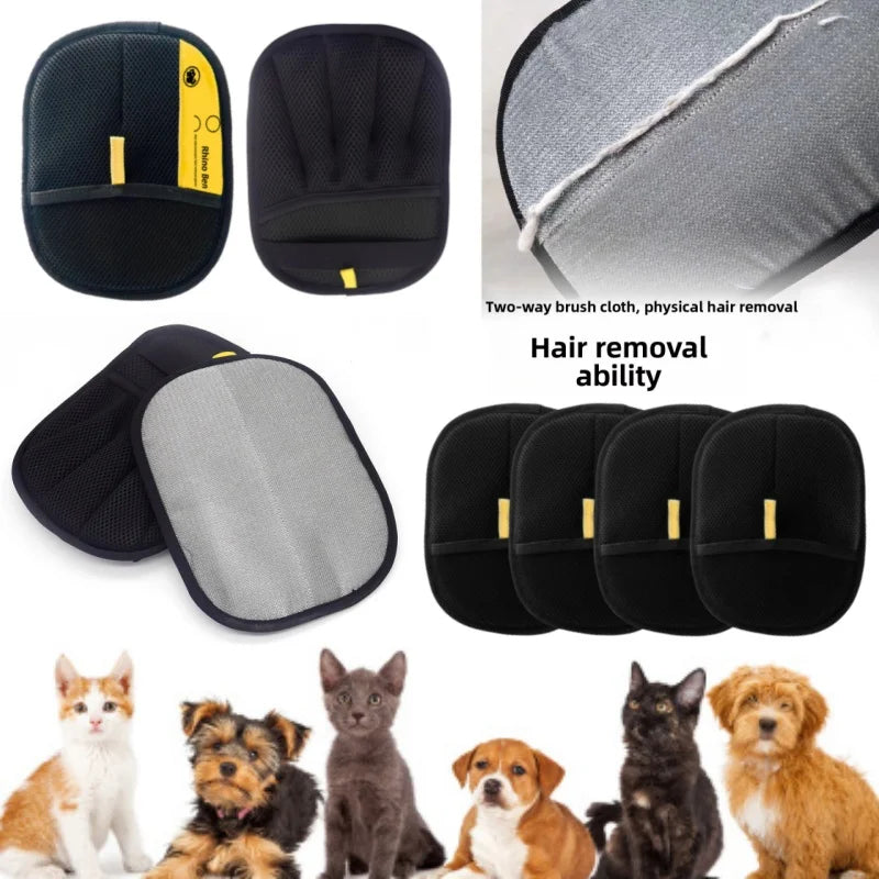 Pet Hair Remover Grooming Gloves