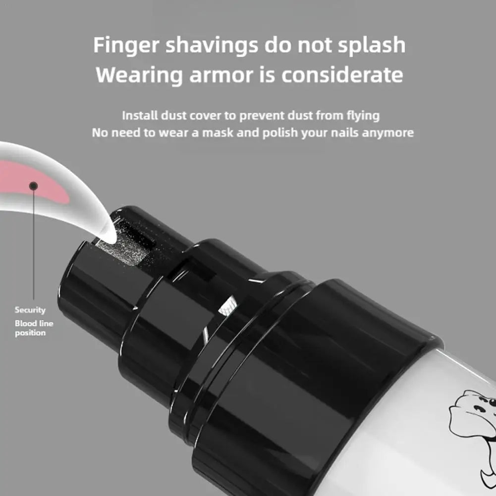 Electric Dog Nail Grinder USB Rechargeable Pet Nail Clipper