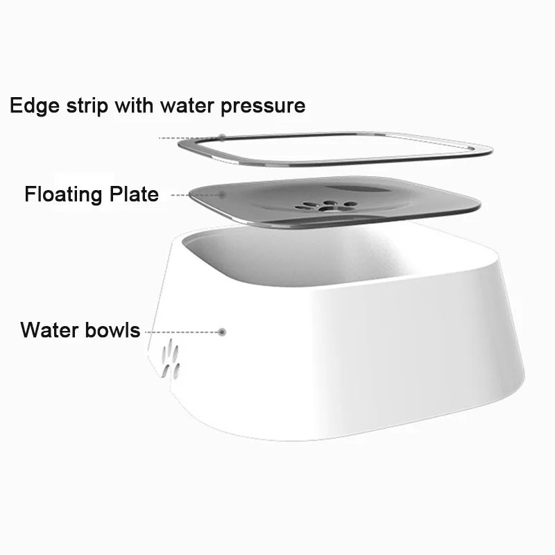 Floating Water Bowl for Dogs & Cats