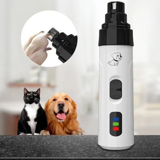 Electric Dog Nail Grinder USB Rechargeable Pet Nail Clipper
