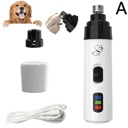 Electric Dog Nail Grinder USB Rechargeable Pet Nail Clipper