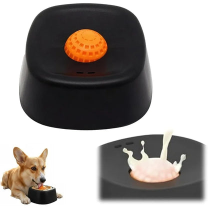 Interactive Dog Lick Bowl with Rolling Ball Slow Feeder