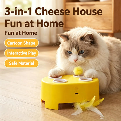 Electric Whack-a-Mole Cat Toy