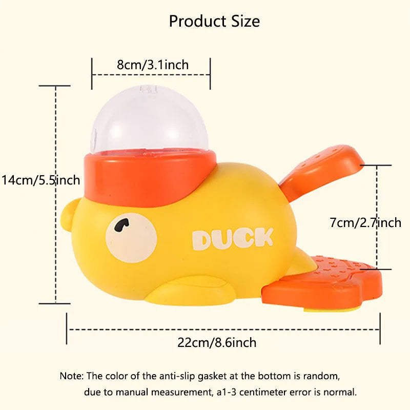Pet Yellow Duck Food Dispensing Toy