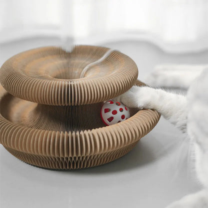 Scratching Board Interactive Kitty Curl Toy