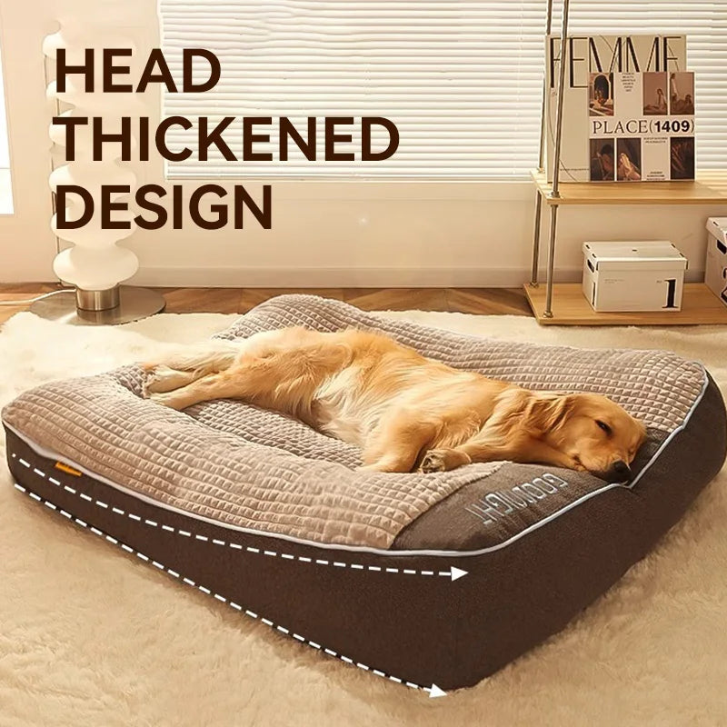 Winter Dog & Cat Bed Mat | Warm Plush Pet Sleeping Mattress