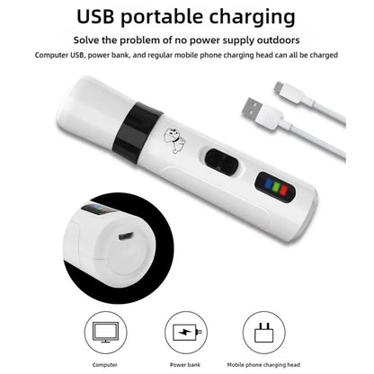 Electric Dog Nail Grinder USB Rechargeable Pet Nail Clipper