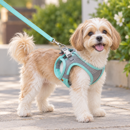 Cats Dog Accessories Small Dog Collar Safety Vest Pet Chest Rope Dogs Cover Breathable Adjustable Harnesses Supplies Products